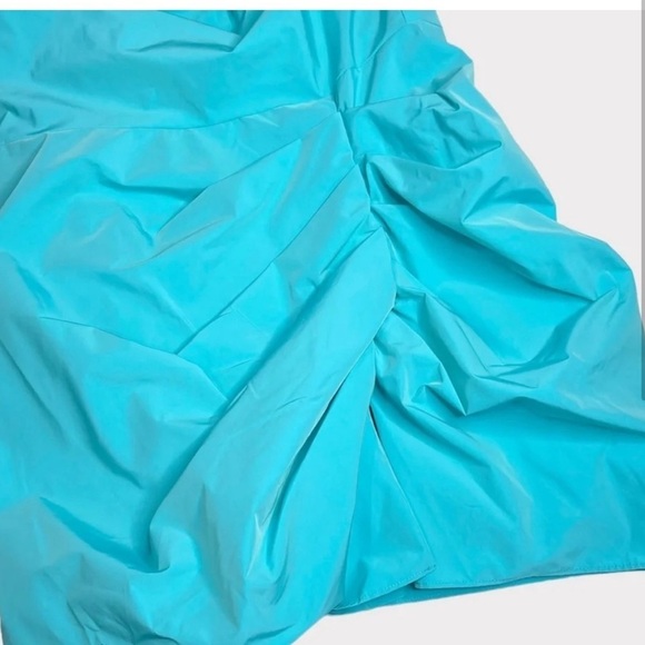 NWT AMANDA UPRICHARD Jasalina Romper - Marina Turquoise Blue Party Summer Beach - Picture 4 of 7